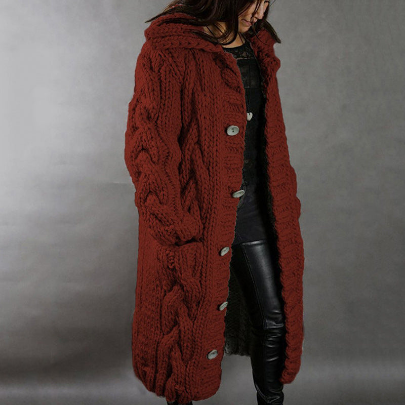 Oversized Knit Longline Cardigan