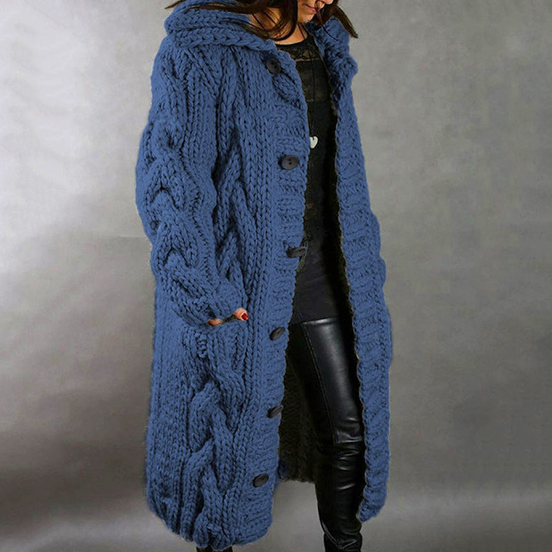 Oversized Knit Longline Cardigan