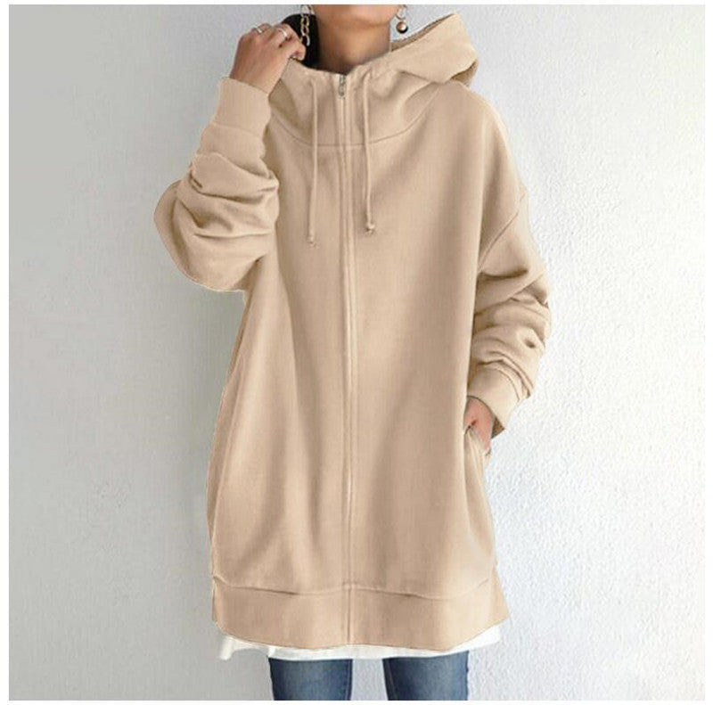 Cozy Oversized Hooded Fleece Coat