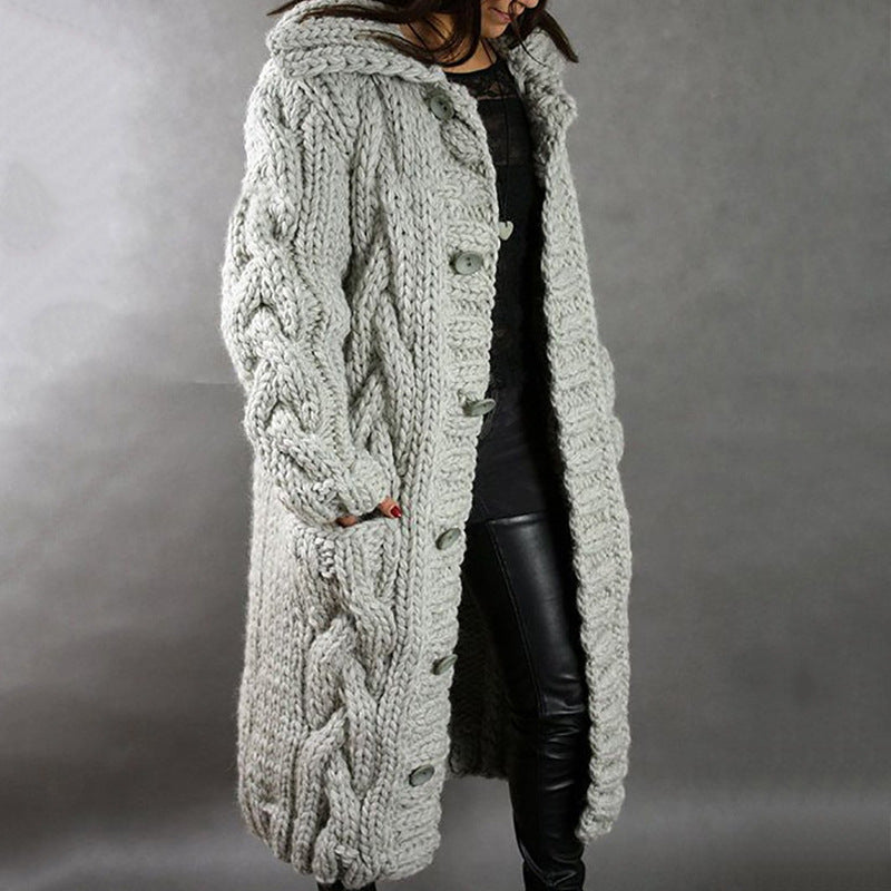 Oversized Knit Longline Cardigan