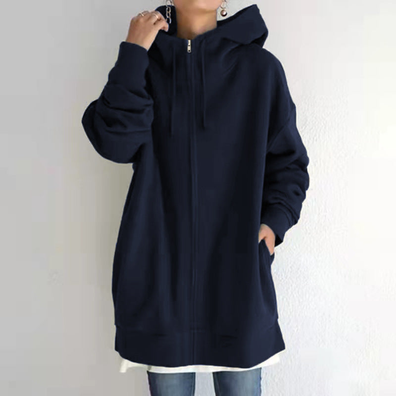 Cozy Oversized Hooded Fleece Coat