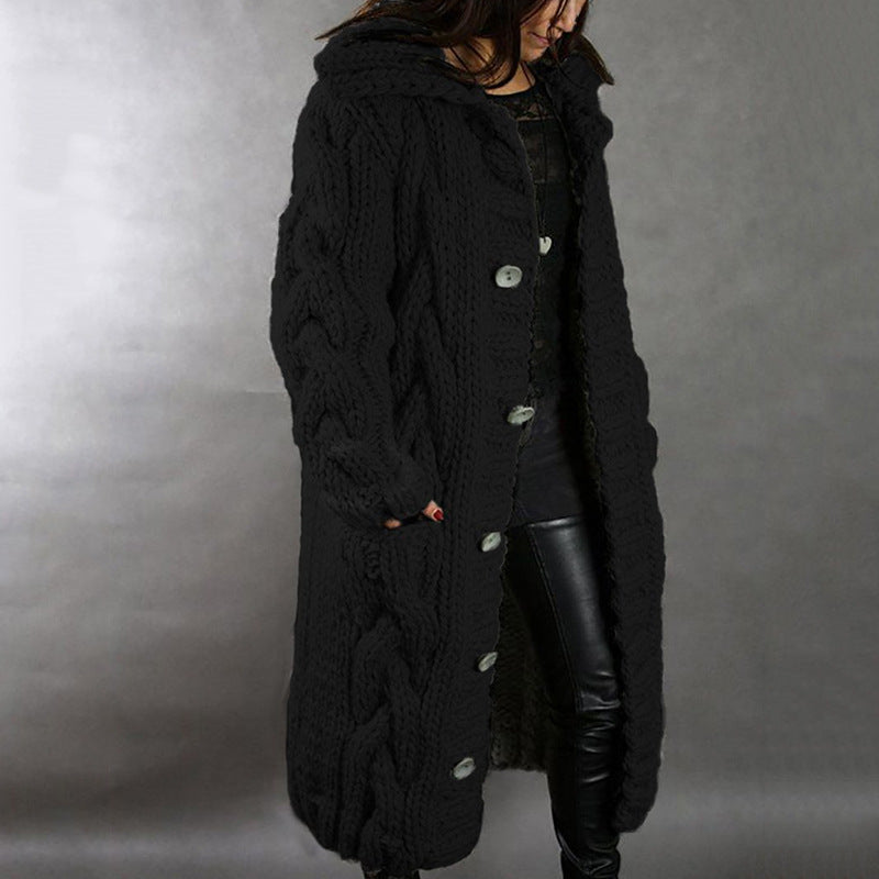 Oversized Knit Longline Cardigan