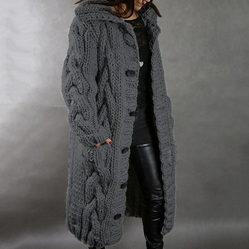 Oversized Knit Longline Cardigan