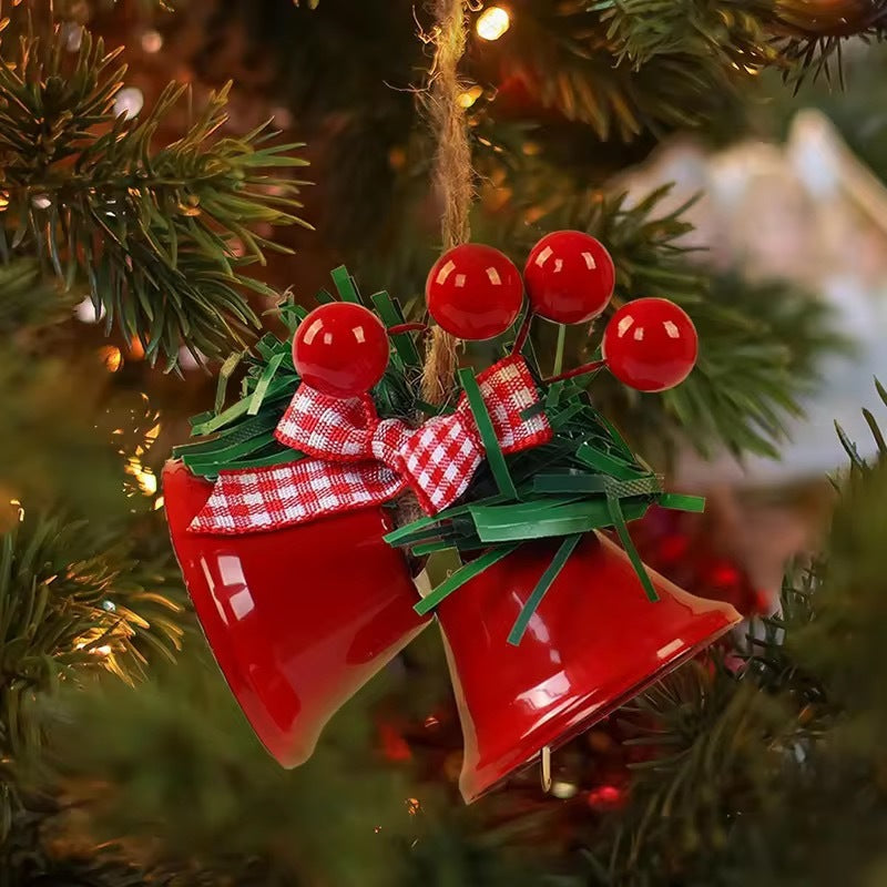Bow Hemp Rope Jingling Bell Decoration