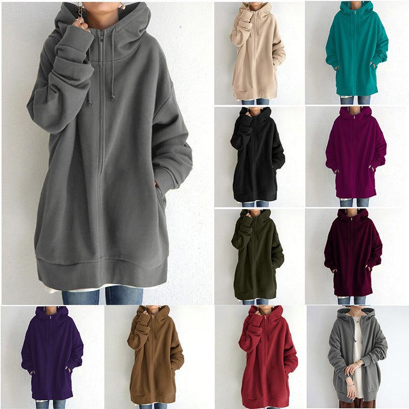 Cozy Oversized Hooded Fleece Coat