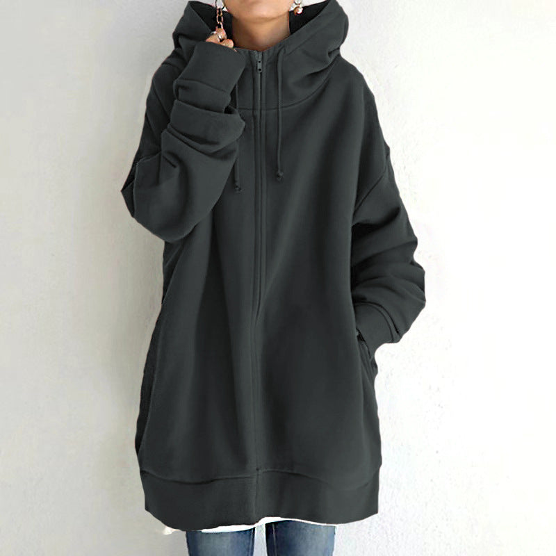 Cozy Oversized Hooded Fleece Coat