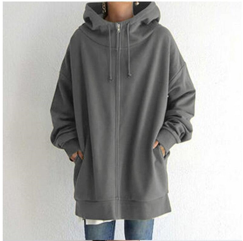 Cozy Oversized Hooded Fleece Coat