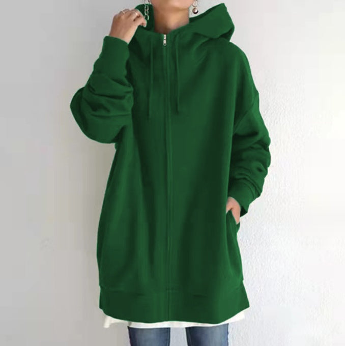 Cozy Oversized Hooded Fleece Coat