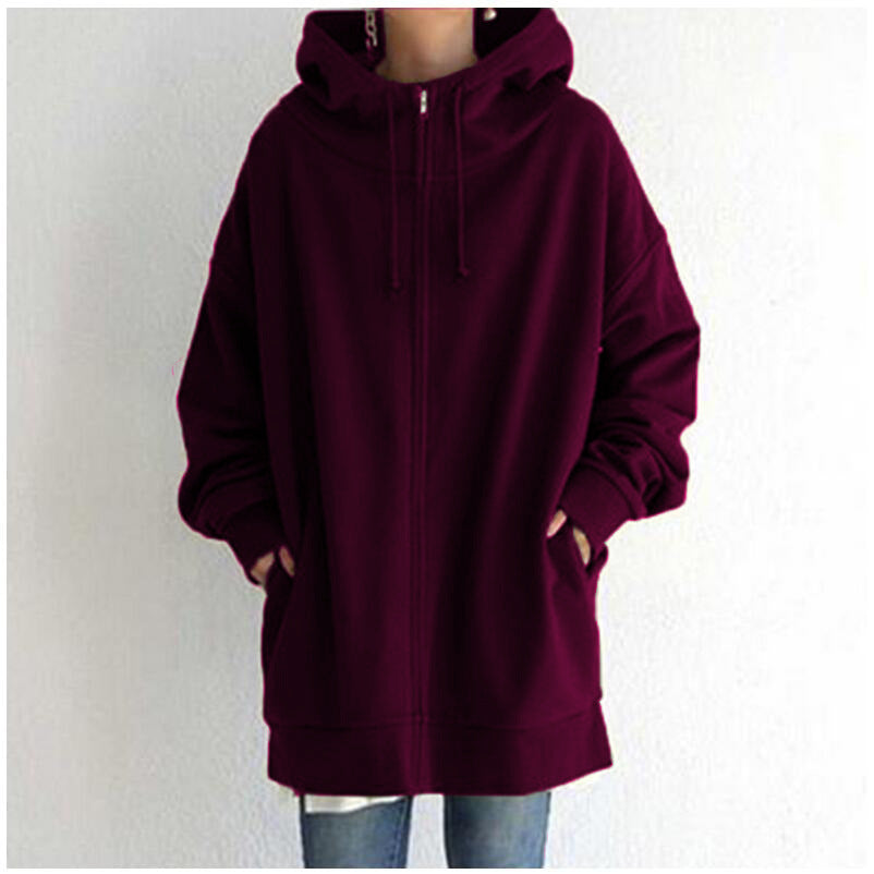 Cozy Oversized Hooded Fleece Coat